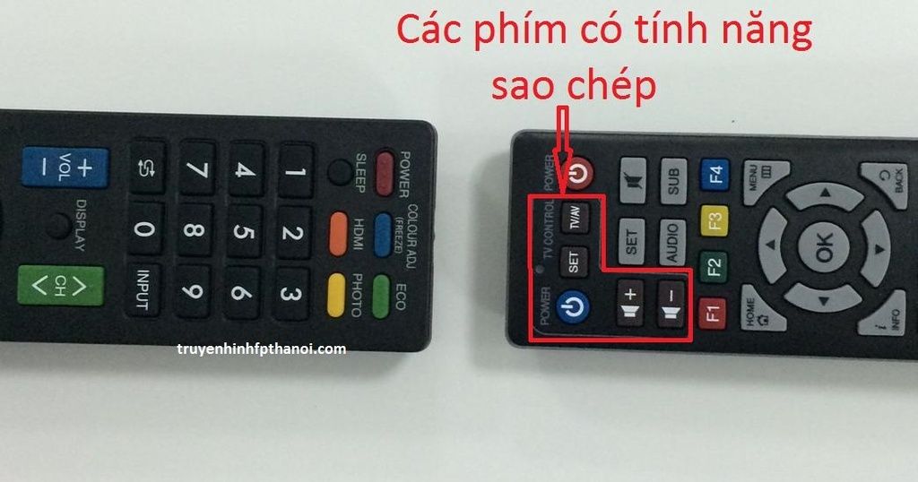 Tính năng học lệnh trên điều khiển Fpt