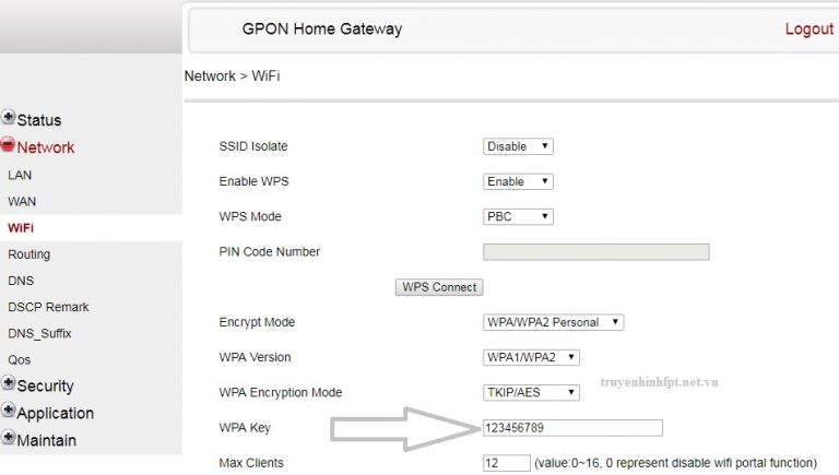 Gpon home gateway настройка wifi