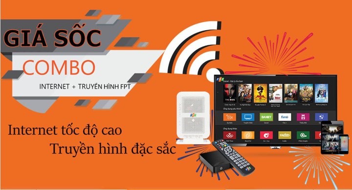 Gói combo mạng internet & truyền hình Fpt tại Tp Vị Thanh