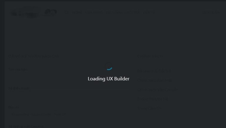 Cách Khắc Phục Lỗi Không Load Được UX Builder Theme Flatsome WP