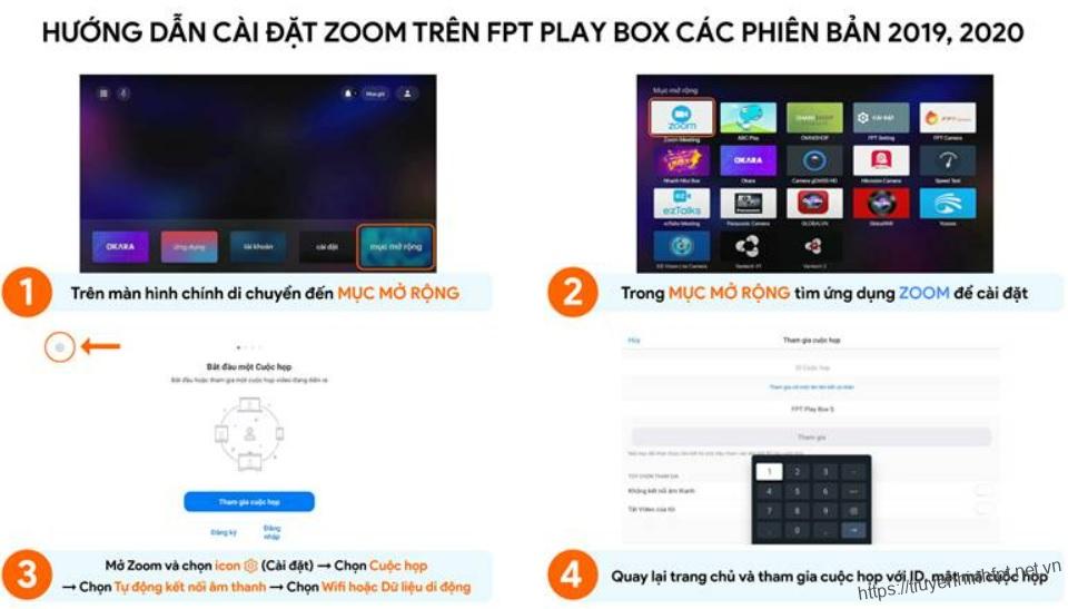 Hướng dẫn cài đặt Zoom trên FPT Play Box bản 2019 2020