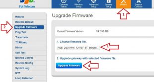 Các bước Update Firmware Modem G97RG6M Fpt